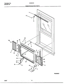 Window Mounting parts for Frigidaire Air Conditioner 5339000 from AppliancePartsPros.com