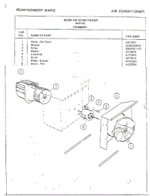 Room Air Conditioner Page 9 parts for Frigidaire Air Conditioner 5695A from AppliancePartsPros.com