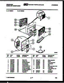 04 - Unit Parts parts for Frigidaire Air Conditioner A11ME8E2 from AppliancePartsPros.com