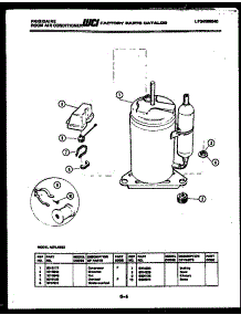 06 - Compressor Parts parts for Frigidaire Air Conditioner A07LH8E2 from AppliancePartsPros.com