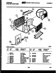 03 - Unit Parts parts for Frigidaire Air Conditioner A05LH5L1 from AppliancePartsPros.com