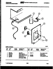 04 - Electrical Parts parts for Frigidaire Air Conditioner A05LH5L1 from AppliancePartsPros.com