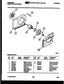 05 - Air Handling Parts parts for Frigidaire Air Conditioner A05LH5L1 from AppliancePartsPros.com