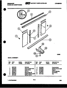 05 - Window Mounting Parts parts for Frigidaire Air Conditioner AH08MS5F1 from AppliancePartsPros.com