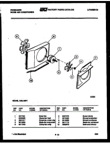 04 - Air Handling Parts parts for Frigidaire Air Conditioner A05LH8F1 from AppliancePartsPros.com