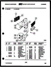03 - Unit Parts parts for Frigidaire Air Conditioner A08LE2E2 from AppliancePartsPros.com