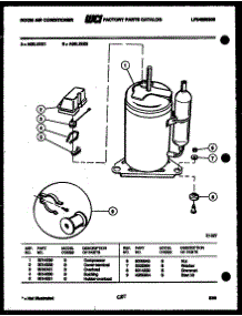 06 - Compressor Parts parts for Frigidaire Air Conditioner A08LE2E2 from AppliancePartsPros.com
