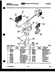 03 - Unit Parts parts for Frigidaire Air Conditioner A06LH6F1 from AppliancePartsPros.com