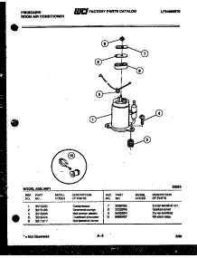 05 - Compressor Parts parts for Frigidaire Air Conditioner A06LH6F1 from AppliancePartsPros.com