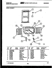 06 - Window Mounting Parts parts for Frigidaire Air Conditioner AR14ME5P1 from AppliancePartsPros.com