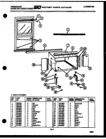 07 - Window Mounting Parts parts for Frigidaire Air Conditioner AHR18NS5E1 from AppliancePartsPros.com