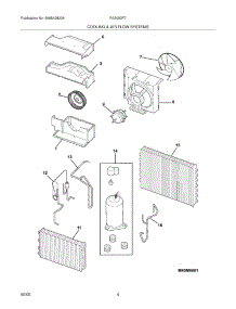 05 - Cooling & Air Flow Systems parts for Frigidaire Air Conditioner FAA053P7A1 from AppliancePartsPros.com