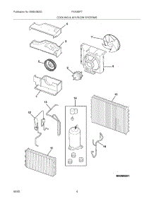 05 - Cooling & Air Flow Systems parts for Frigidaire Air Conditioner FAA055P7A4 from AppliancePartsPros.com
