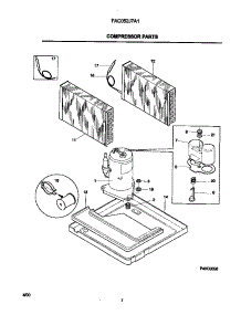 05 - Compressor Parts parts for Frigidaire Air Conditioner FAC052J7A1 from AppliancePartsPros.com