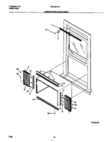 06 - Window Mounting Parts parts for Frigidaire Air Conditioner FAC053T7A2 from AppliancePartsPros.com