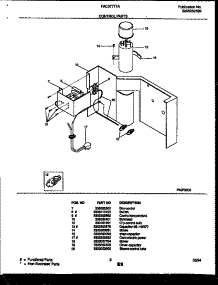 03 - Control Parts parts for Frigidaire Air Conditioner FAC077T7A2 from AppliancePartsPros.com
