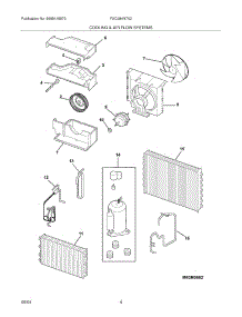 05 - Cooling & Air Flow Systems parts for Frigidaire Air Conditioner FAC084N7A2 from AppliancePartsPros.com