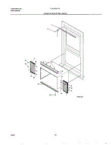 11 - Window Mounting parts for Frigidaire Air Conditioner FAC053K7A2 from AppliancePartsPros.com
