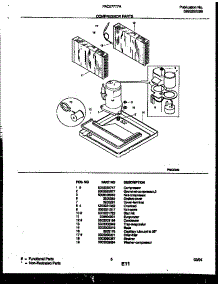 05 - Compressor Parts parts for Frigidaire Air Conditioner FAC077T7A2 from AppliancePartsPros.com
