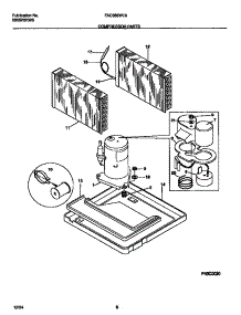 05 - Compressor Parts parts for Frigidaire Air Conditioner FAC086W7A1 from AppliancePartsPros.com