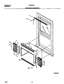 06 - Window Mounting Parts parts for Frigidaire Air Conditioner FAC086W7A1 from AppliancePartsPros.com