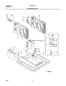09 - Compressor Parts parts for Frigidaire Air Conditioner FAC103K1A2 from AppliancePartsPros.com