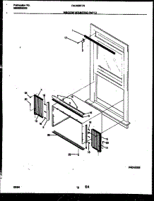 06 - Window Mounting Parts parts for Frigidaire Air Conditioner FAC056T7A1 from AppliancePartsPros.com