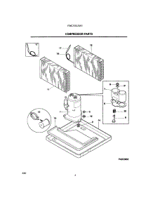 09 - Compressor Parts parts for Frigidaire Air Conditioner FAC103J1A1 from AppliancePartsPros.com