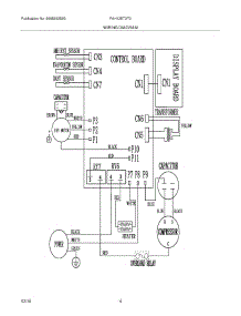 04 - Wiring Diagram parts for Frigidaire Air Conditioner FAH12ET2T0 from AppliancePartsPros.com