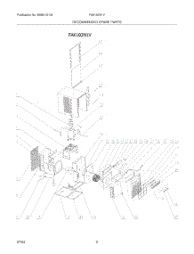 03 - Recommended Spare Parts parts for Frigidaire Air Conditioner FAK103N1V from AppliancePartsPros.com