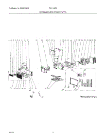 03 - Recommended Spare Parts parts for Frigidaire Air Conditioner FAH146R2T2 from AppliancePartsPros.com