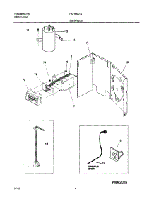 05 - Controls parts for Frigidaire Air Conditioner FAL104K1A3 from AppliancePartsPros.com
