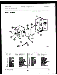 03 - Electrical Parts parts for Frigidaire Air Conditioner FAL103S1A1 from AppliancePartsPros.com