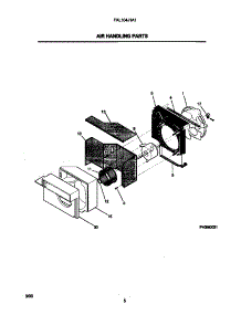 04 - Air Handling Parts parts for Frigidaire Air Conditioner FAL104J1A1 from AppliancePartsPros.com