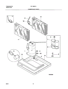 09 - Compressor Parts parts for Frigidaire Air Conditioner FAL104K1A3 from AppliancePartsPros.com