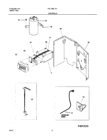 05 - Controls parts for Frigidaire Air Conditioner FAL126L1A1 from AppliancePartsPros.com