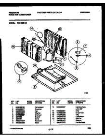 05 - System Parts parts for Frigidaire Air Conditioner FAL103S1A1 from AppliancePartsPros.com
