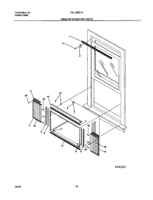 11 - Window Mounting Parts parts for Frigidaire Air Conditioner FAL125K1A5 from AppliancePartsPros.com