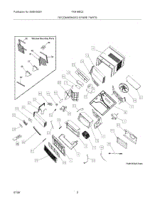 03 - Recommended Spare Parts parts for Frigidaire Air Conditioner FAM18EQ2A1 from AppliancePartsPros.com