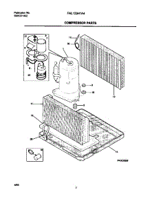 05 - Compressor Parts parts for Frigidaire Air Conditioner FAL123H1A4 from AppliancePartsPros.com