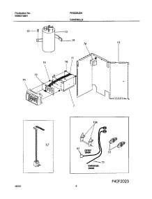 05 - Controls parts for Frigidaire Air Conditioner FAS225J2A4 from AppliancePartsPros.com