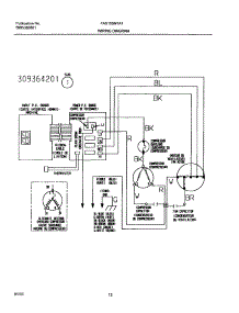 12 - Wiring Diagram parts for Frigidaire Air Conditioner FAS155M1A1 from AppliancePartsPros.com