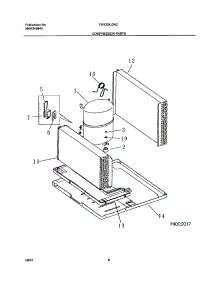 09 - System parts for Frigidaire Air Conditioner FAS224J2A2 from AppliancePartsPros.com