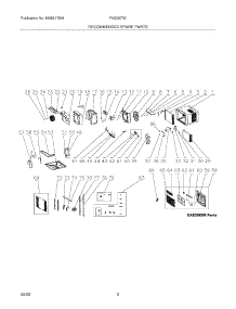 03 - Recommended Spare Parts parts for Frigidaire Air Conditioner FAS257R2A2 from AppliancePartsPros.com