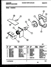 04 - Air Handling Parts parts for Frigidaire Air Conditioner FAS186T2A1 from AppliancePartsPros.com