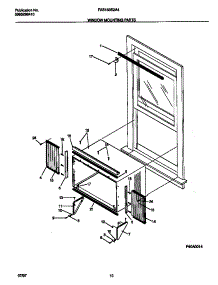 06 - Window Mounting Parts parts for Frigidaire Air Conditioner FAS183S2A4 from AppliancePartsPros.com