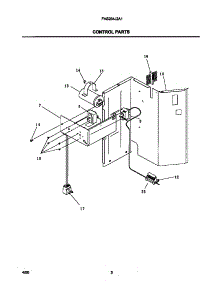 03 - Control Parts parts for Frigidaire Air Conditioner FAS254J2A1 from AppliancePartsPros.com