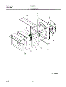 07 - Air Handling Parts parts for Frigidaire Air Conditioner FAS255J2A6 from AppliancePartsPros.com