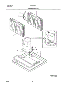 09 - Compressor Parts parts for Frigidaire Air Conditioner FAS255J2A6 from AppliancePartsPros.com