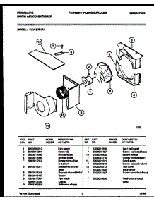 03 - Air Handling Parts parts for Frigidaire Air Conditioner FAV157S1A2 from AppliancePartsPros.com